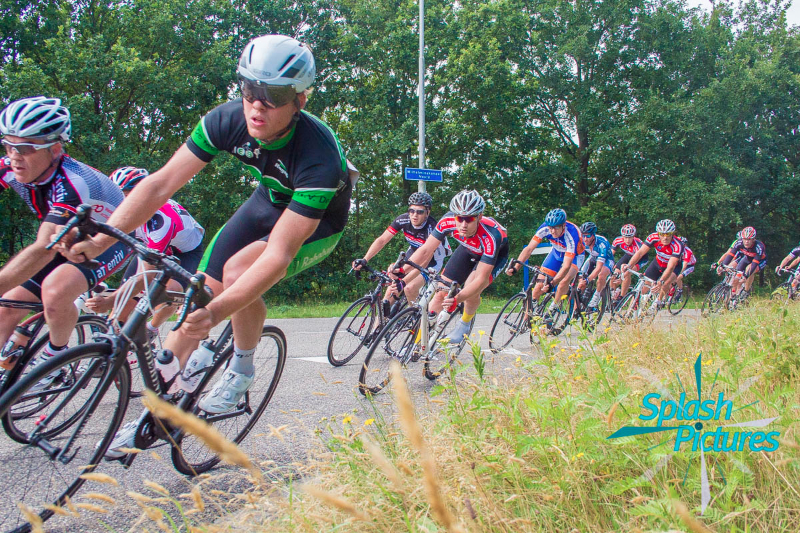 TSWV de Meet wielrennen eerste plaats BWF Oosterhout Nol van  Loon